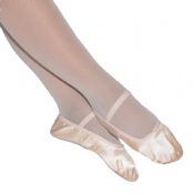 'Inspire' Pink Satin Ballet Shoes + Carry Bag - Pre-sewn Elastics!